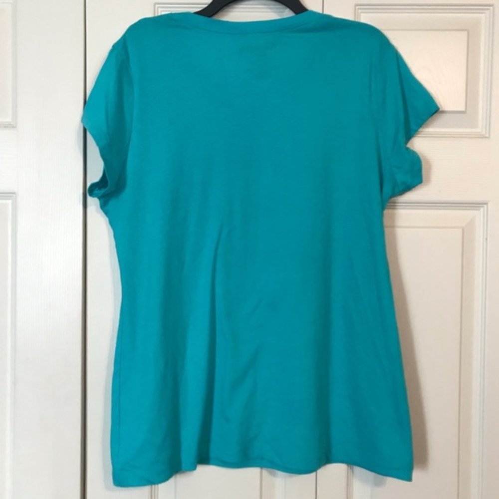WOUND UP XXXL (21) Teal Green Mermaid Shirt - Picture 4 of 4
